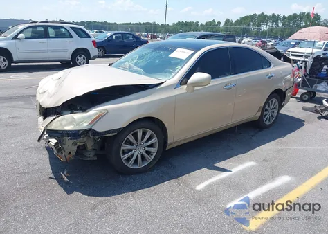 2007 Lexus Es 350 z USA, uszkodzony, nr VIN JTHBJ46G272002721